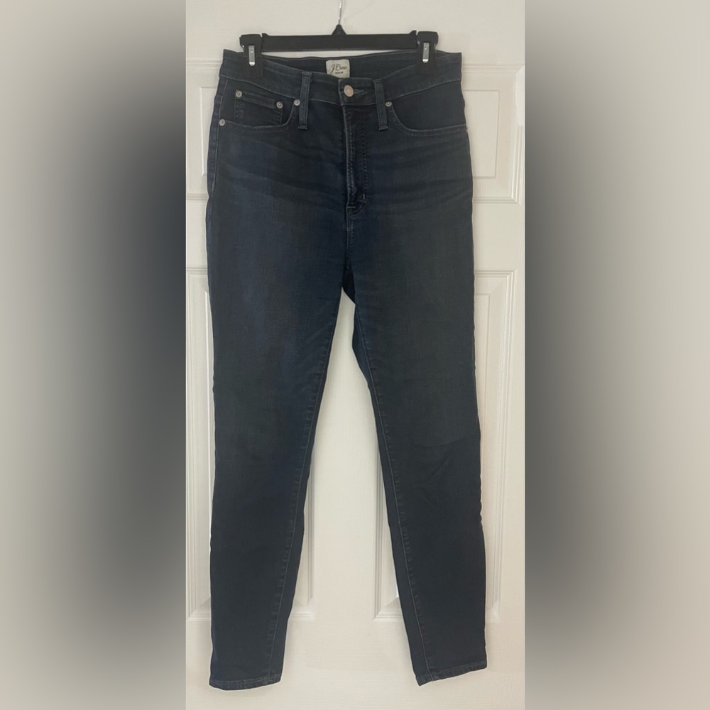 J. Crew Curvy Toothpick Jeans in Dark Wash